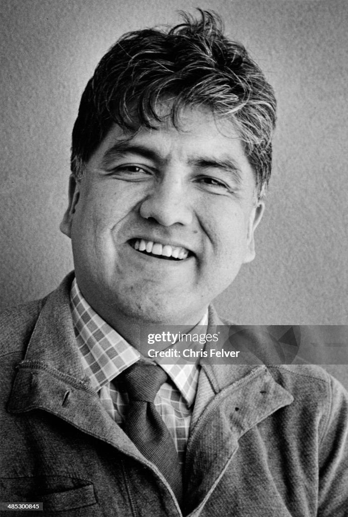 Portrait of Native American author Sherman Alexie, Santa Fe, New ...