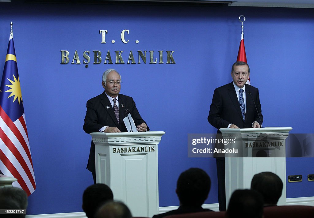 Malaysian Prime Minister Najib Razak in Ankara