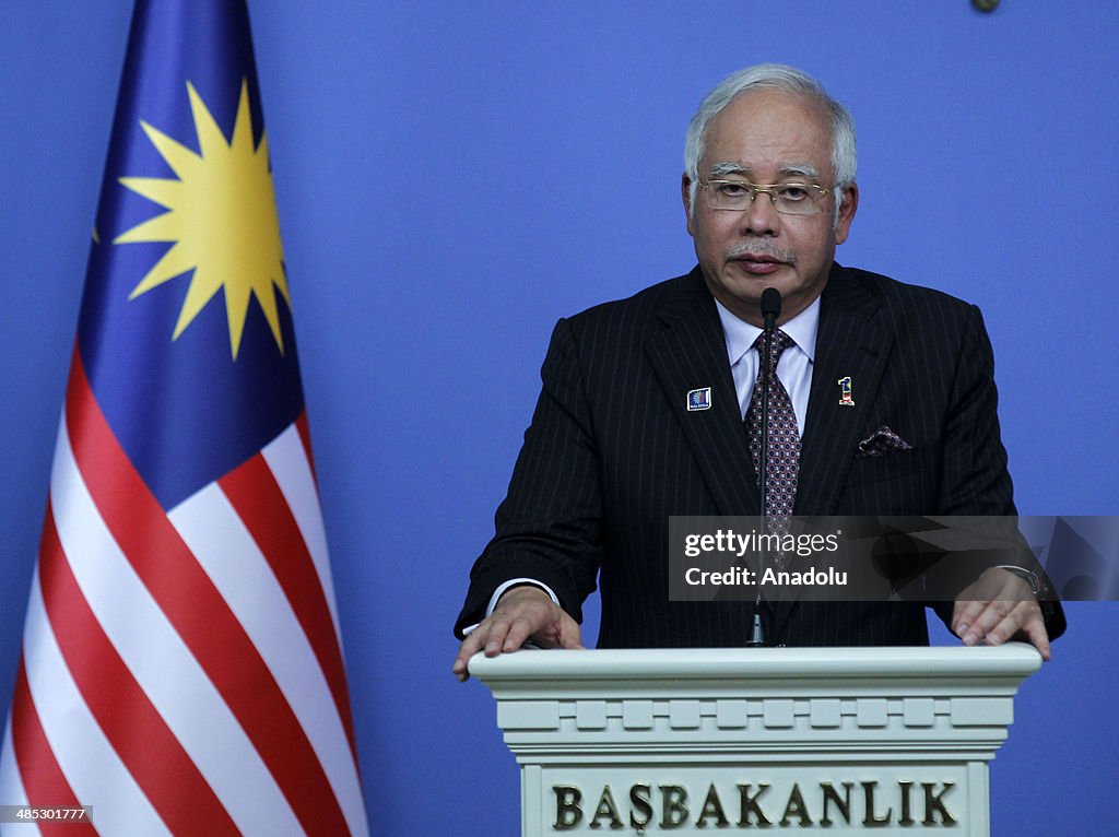 Malaysian Prime Minister Najib Razak in Ankara