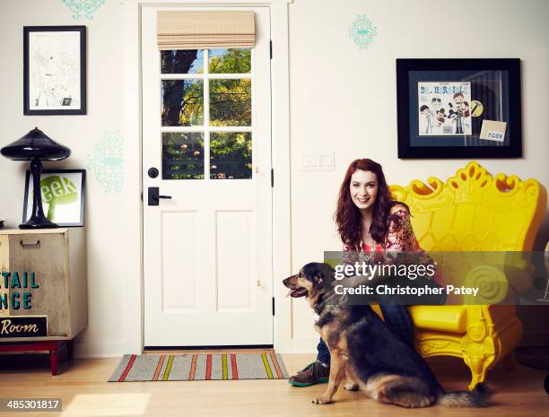 Actress, comedian and writer Felicia Day is photographed for The Hollywood Reporter on June 26, 2012 in Los Angeles, California.