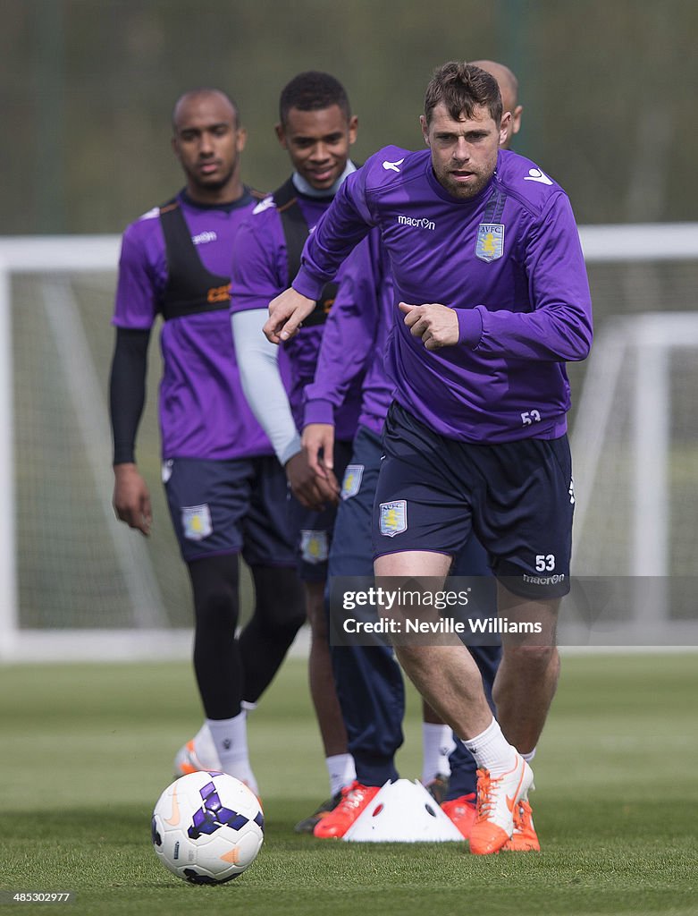 Aston Villa Training Session