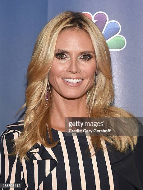 Heidi Klum attends the "America's Got Talent" post-show red carpet at Radio City Music Hall on August 26, 2015 in New York City.