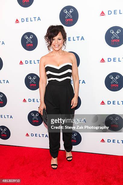 Actress Rosie Perez attends 2nd Annual Delta Open Mic at Arena on August 26, 2015 in New York City.