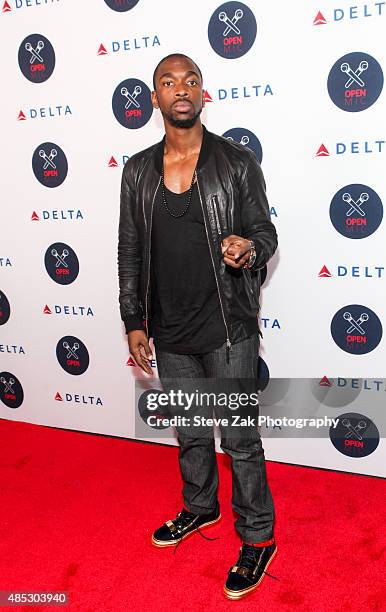 Actor Jay Pharoah attends 2nd Annual Delta Open Mic at Arena on August 26, 2015 in New York City.