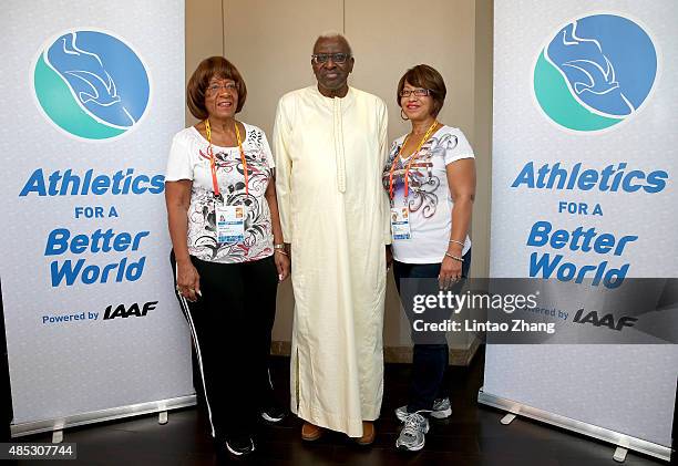 Daughter and Grand Daughter of Jesse Owens meet IAAF President Diack as Jesse Owens Foundation partners with IAAF Athletics for a Better World - IAAF...