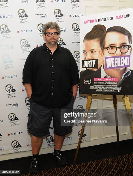 Writer/Director Neil LaBute attends The Friars Club Presents An Evening With 'Dirty Weekend' at The Friars Club on August 26, 2015 in New York City.