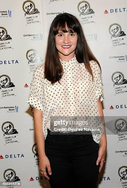 Producer Gigi Graff attends The Friars Club Presents An Evening With 'Dirty Weekend' at The Friars Club on August 26, 2015 in New York City.