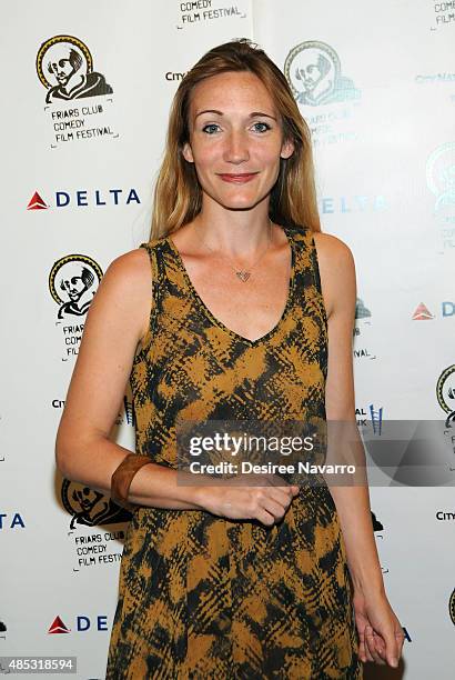 Actress Annie McCain attends The Friars Club Presents An Evening With 'Dirty Weekend' at The Friars Club on August 26, 2015 in New York City.