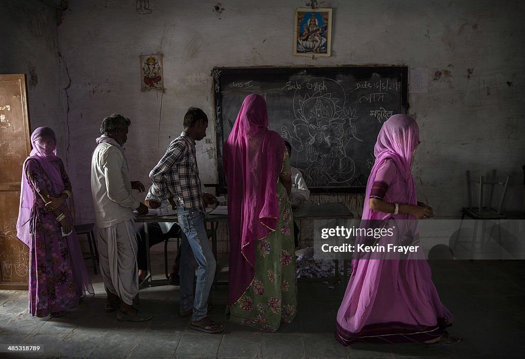 Indians Cast Votes On Biggest Polling Day