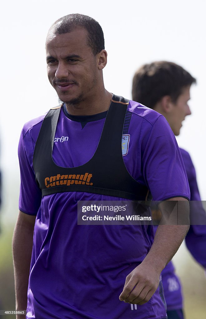 Aston Villa Training Session