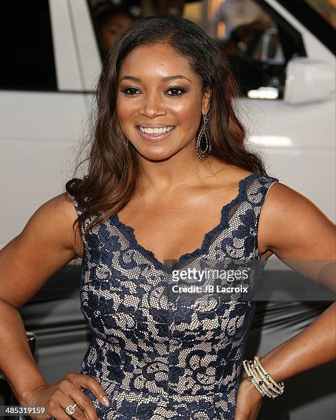 Tamala Jones attends "A Haunted House 2" Los Angeles premiere held at Regal Cinemas L.A. Live on April 16, 2014 in Los Angeles, California.