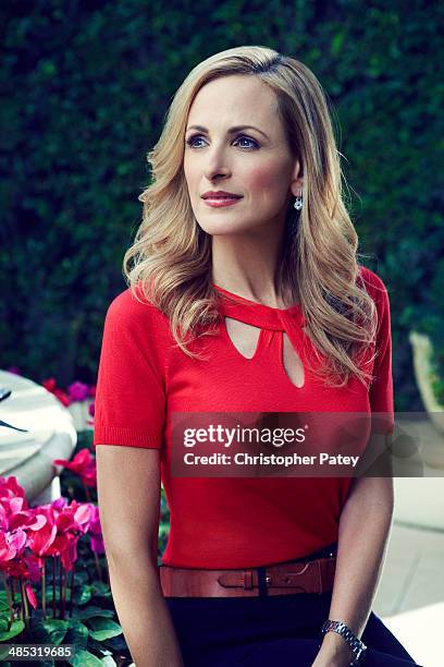 Actress Marlee Matlin is photographed for The Hollywood Reporter on January 30, 2013 in Los Angeles, California.