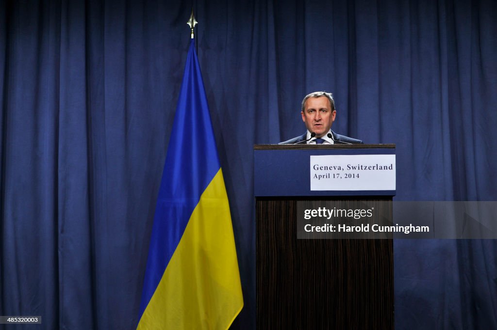 Crisis Talks On Ukraine Are Held In Geneva