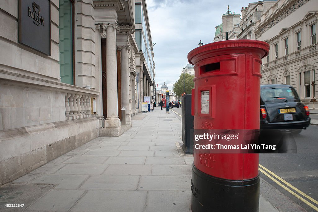 Red mailbox