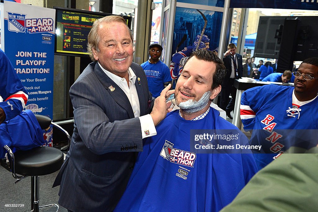 "Final Shave" Event To Launch The 2014 Rangers Beard-A-Thon