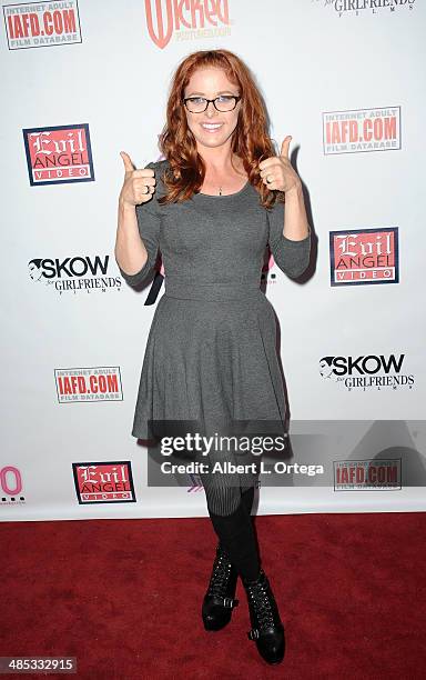 Adult film actress Penny Pax attends The BIG Annual 30th XRCO Awards hosted by Ron Jeremy held at OHM at Hollywood & Highland on April 16, 2014 in...