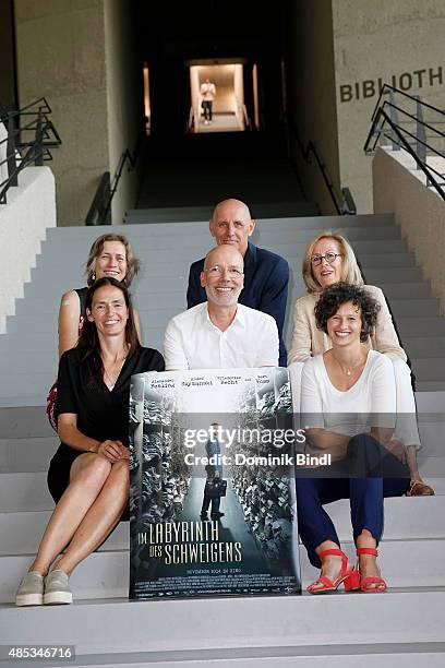 Mariette Rissenbeek, Peter Herrmann, Dagmar Hirtz, Sabine Lamby, Jakob Claussen and Elisabeth Bartel attend the presentation of the Movie Im...