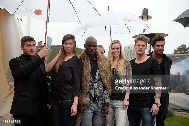 Papis Loveday attends the re-opening of the Different Fashion store on April 17, 2014 in Kampen, Germany.