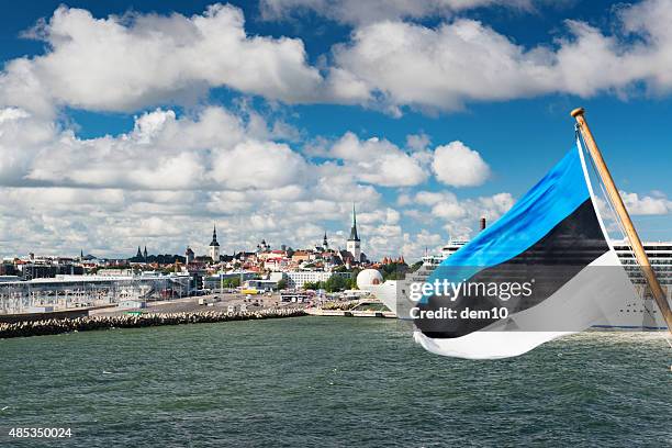 harbour of tallinn, estonia - estonia stock pictures, royalty-free photos & images