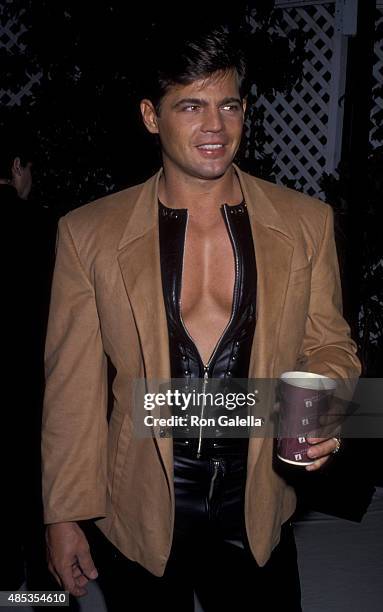 Jeff Stryker attends Sixth Annual APLA Commitment to Life Benefit on November 18, 1992 at the Universal Ampitheater in Universal City, California.