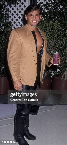 Jeff Stryker attends Sixth Annual APLA Commitment to Life Benefit on November 18, 1992 at the Universal Ampitheater in Universal City, California.