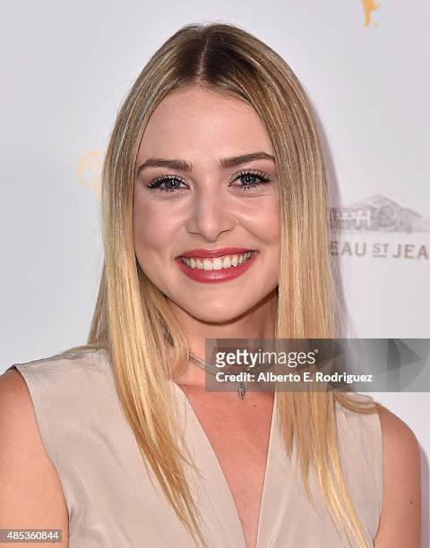 Actress Hayley Erin attends a cocktail reception hosted by the Academy of Television Arts & Sciences celebrating the Daytime Peer Group at Montage...
