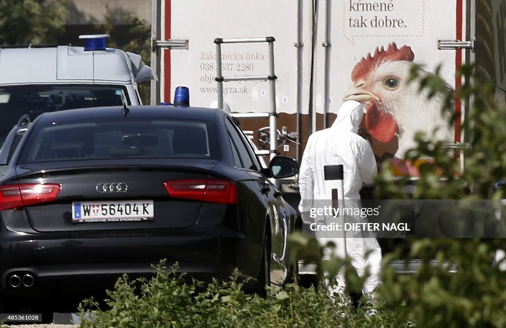 AUSTRIA-EUROPE-MIGRANTS-ACCIDENT