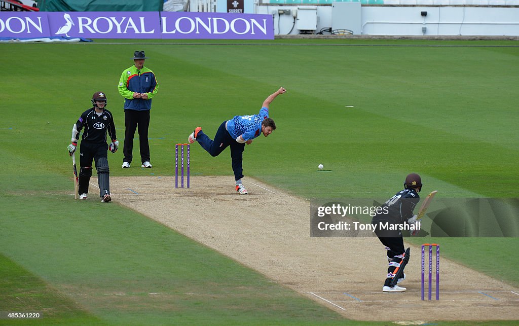 Surrey v Kent - Royal London One-Day Cup Quarter Final