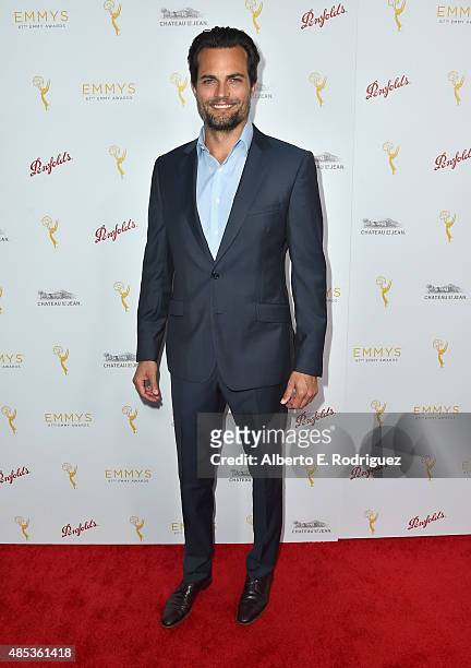 Actor Scott Elrod attends a cocktail reception hosted by the Academy of Television Arts & Sciences celebrating the Daytime Peer Group at Montage...