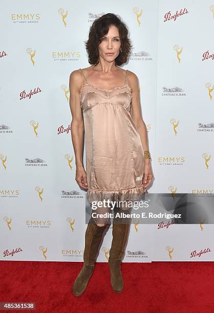 Actress Stacy Haiduk attends a cocktail reception hosted by the Academy of Television Arts & Sciences celebrating the Daytime Peer Group at Montage...