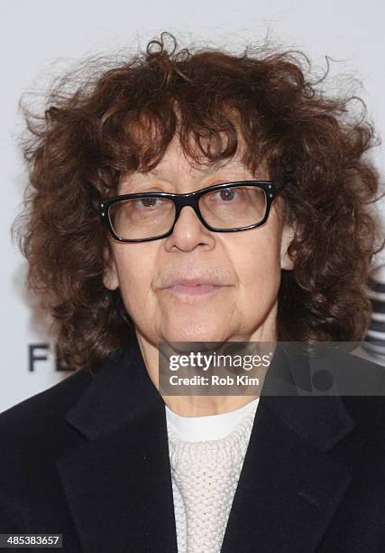 Ingrid Sischy attends the "Dior and I" Premiere during the 2014 Tribeca Film Festival at the SVA Theater on April 17, 2014 in New York City.