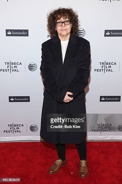 Ingrid Sischy attends the "Dior and I" Premiere during the 2014 Tribeca Film Festival at the SVA Theater on April 17, 2014 in New York City.