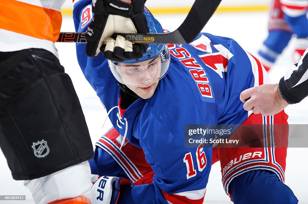 Philadelphia Flyers v New York Rangers - Game One