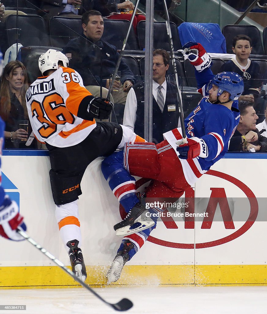 Philadelphia Flyers v New York Rangers - Game One
