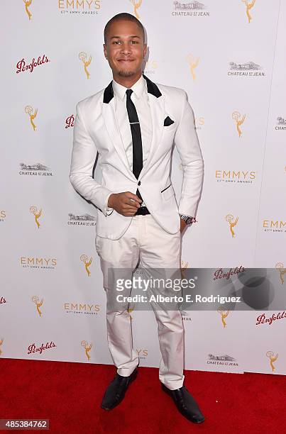 Actor Najee De-Tiege attends a cocktail reception hosted by the Academy of Television Arts & Sciences celebrating the Daytime Peer Group at Montage...