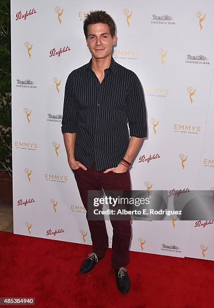 Actor Robert Palmer Watkins attends a cocktail reception hosted by the Academy of Television Arts & Sciences celebrating the Daytime Peer Group at...