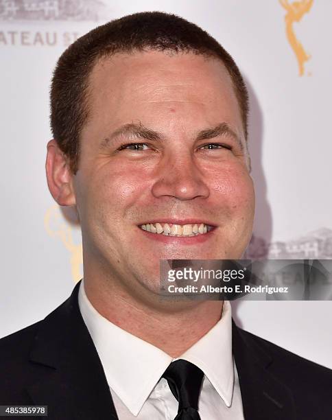Actor Jared Safier attends a cocktail reception hosted by the Academy of Television Arts & Sciences celebrating the Daytime Peer Group at Montage...