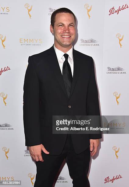 Actor Jared Safier attends a cocktail reception hosted by the Academy of Television Arts & Sciences celebrating the Daytime Peer Group at Montage...