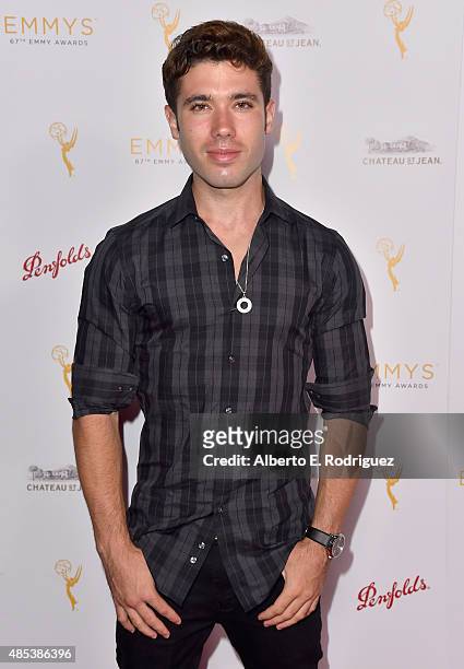 Actor Kristos Andrews attends a cocktail reception hosted by the Academy of Television Arts & Sciences celebrating the Daytime Peer Group at Montage...