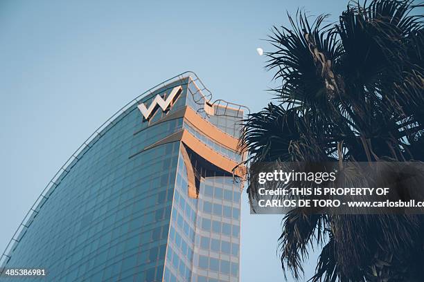 hotel vela - hotel w - w stock pictures, royalty-free photos & images