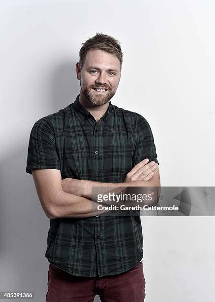 Brian McFadden is pictured at Heat Radio studios as he joins Heat Radio to host a brand new show every Saturday from 12-2pm on August 24, 2015 in...