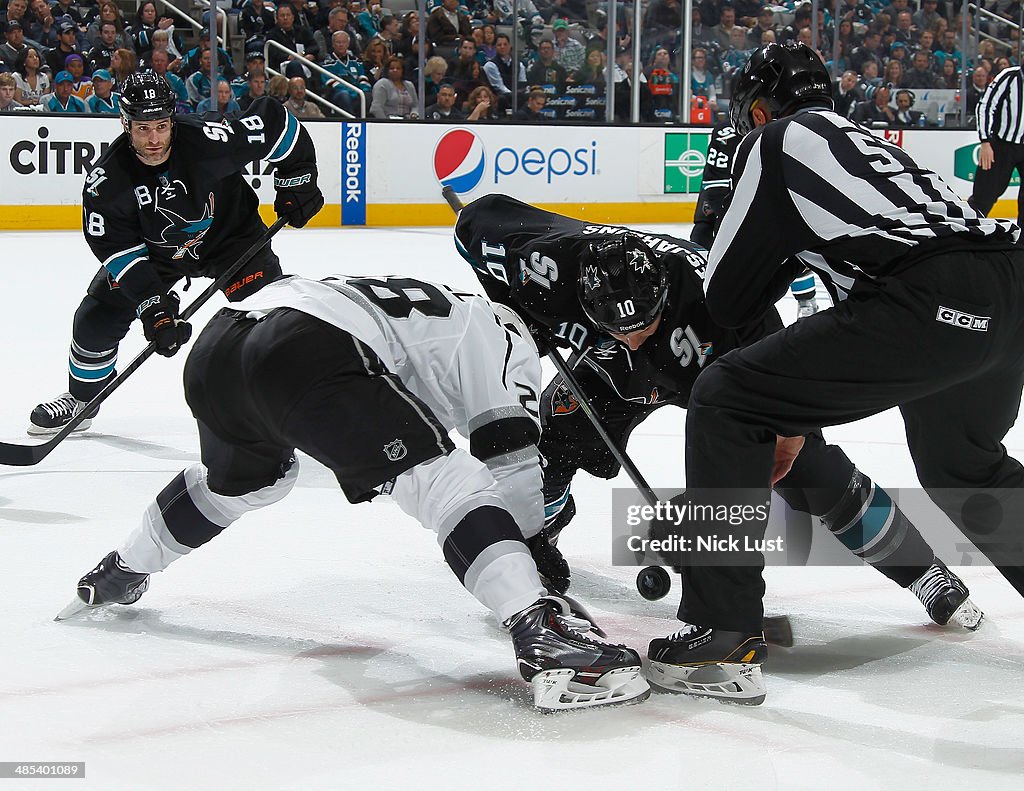 Los Angeles Kings v San Jose Sharks - Game One