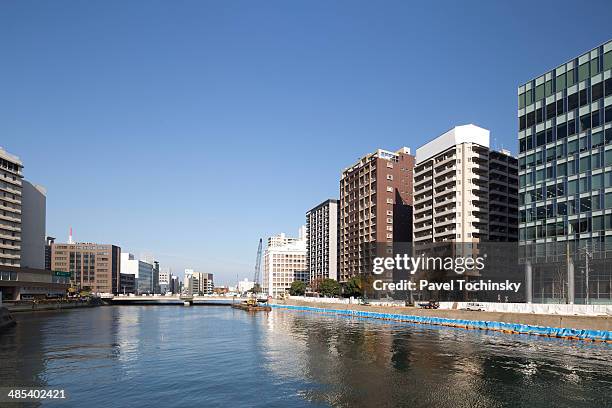 chikugo river banks, fukuoka - chikugo river stock pictures, royalty-free photos & images