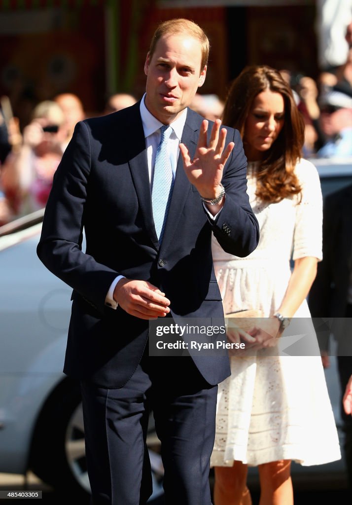 The Duke And Duchess Of Cambridge Tour Australia And New Zealand - Day 12