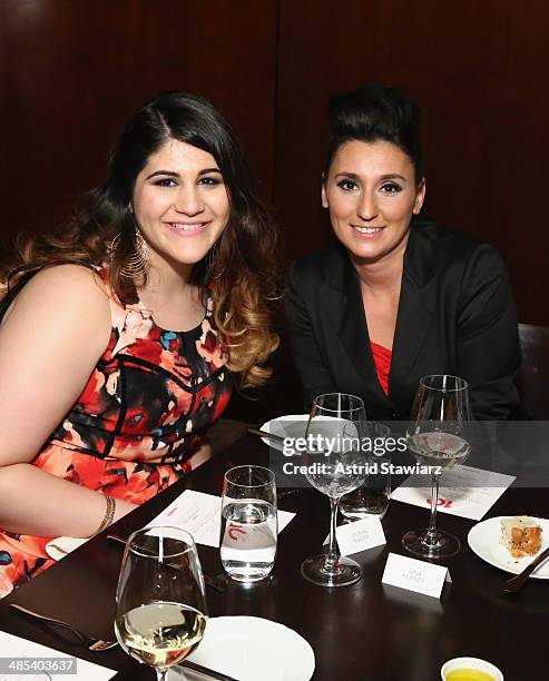 St. John's University, government and politics major Donya Nasser and Chef, nutritionist, media personality Gina Keatley attend Glamour And L'Oreal...