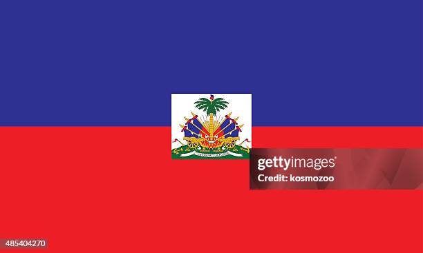 illustrations, cliparts, dessins animés et icônes de drapeau haïti - haïti