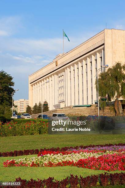 president's residence, almaty, kazakhstan - almaty stock pictures, royalty-free photos & images