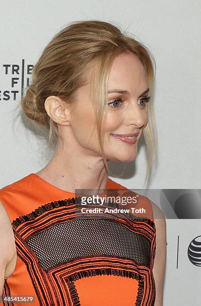 Actress Heather Graham attends "Goodbye To All That" screening during the 2014 Tribeca Film Festival at SVA Theater on April 17, 2014 in New York...