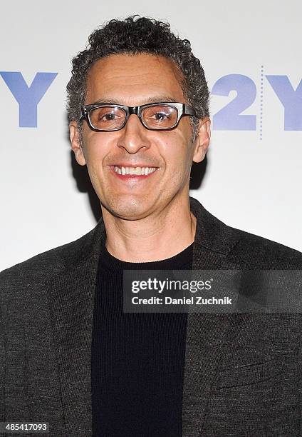Actor John Turturro attends Reel Pieces with Annette Insdorf: John Turturro with a Preview of "Fading Gigolo" at 92nd Street Y on April 17, 2014 in...