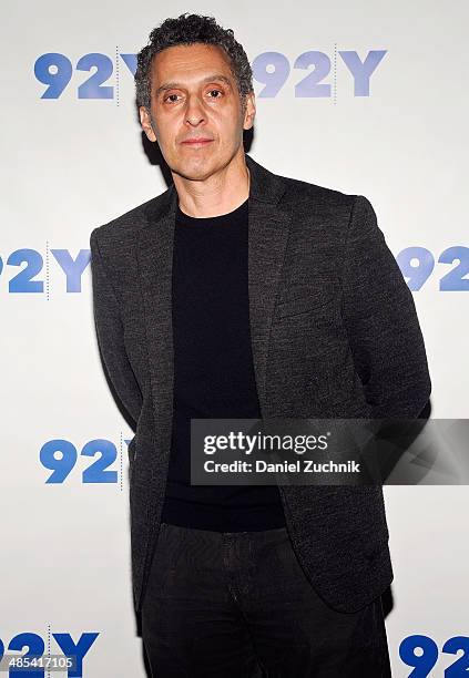 Actor John Turturro attends Reel Pieces with Annette Insdorf: John Turturro with a Preview of "Fading Gigolo" at 92nd Street Y on April 17, 2014 in...